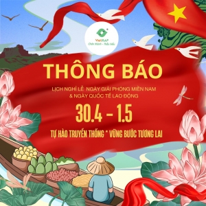 THÔNG BÁO NGHỈ LỄ 30/4-1/5/2026